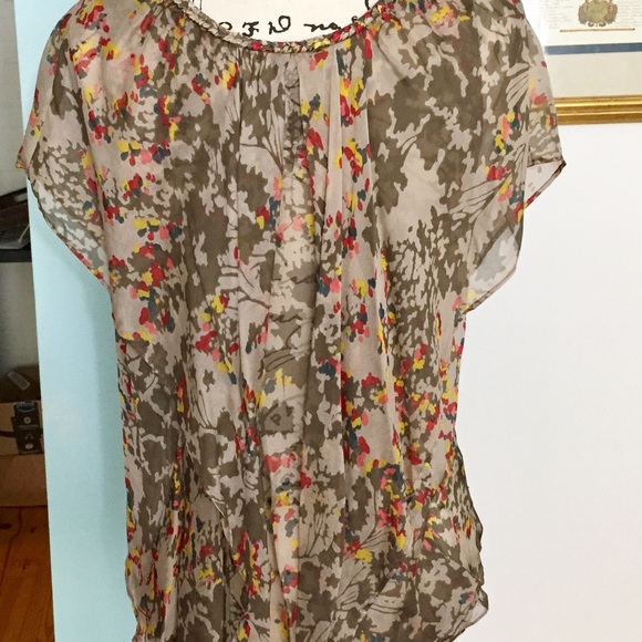 Anthro Postella Silk Braided Silk Draped Blouse - Picture 7 of 8